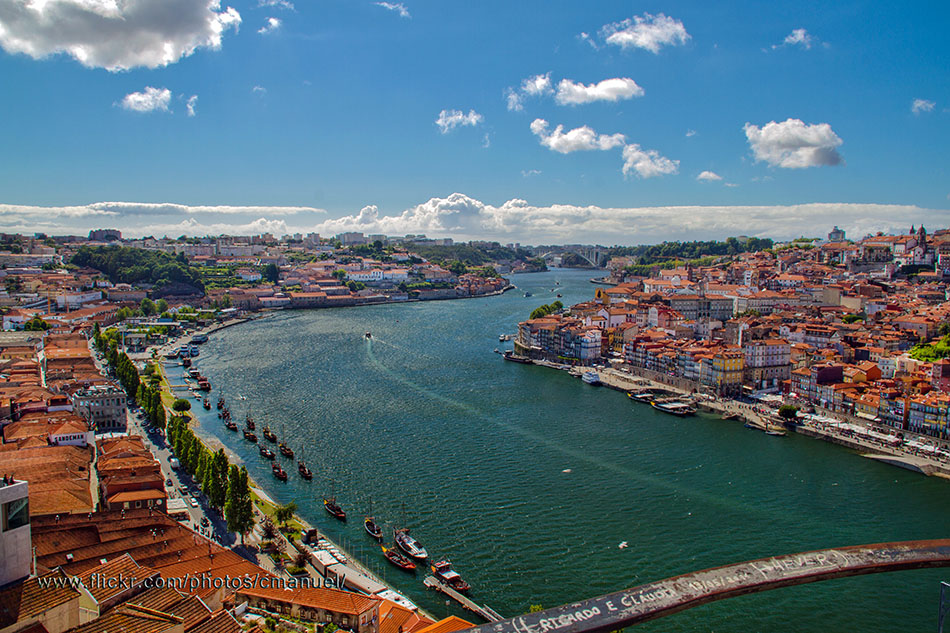 Rio Douro, em Porto - Portugal